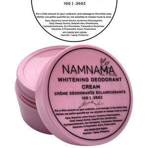 Namnama Whitening Deodorant Cream 10g Antiperspirant.